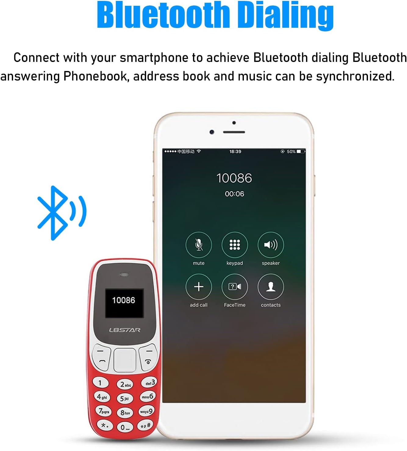 BM10 Mini dual sim telefon