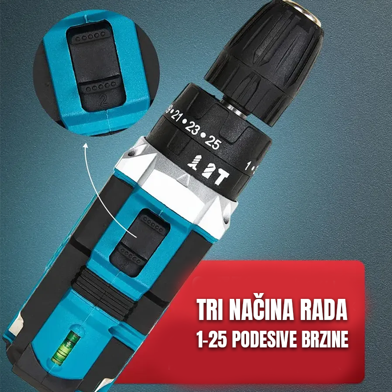 Aku udarna bušilica MAKITA sa nastavcima RASPRODAJA