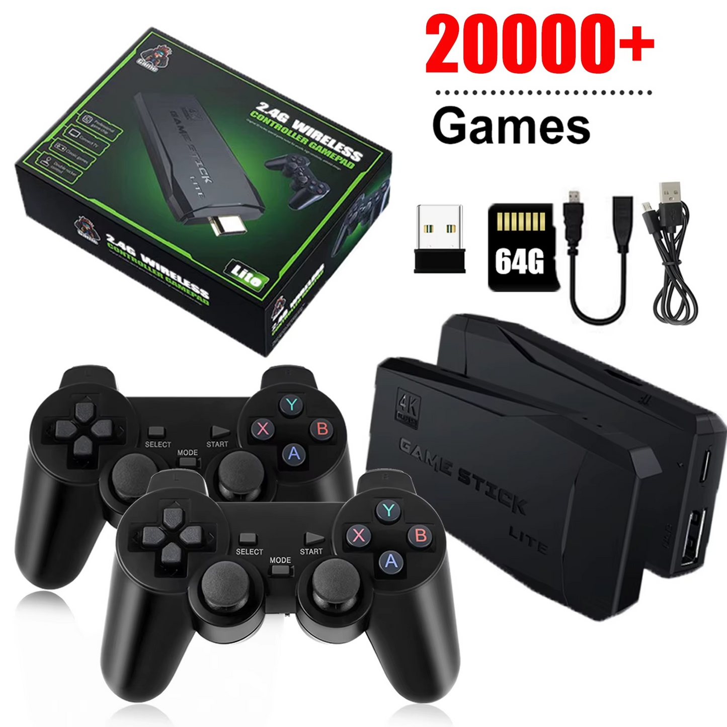 Retro konzola 2X bežična kontrolera 20.000 igara