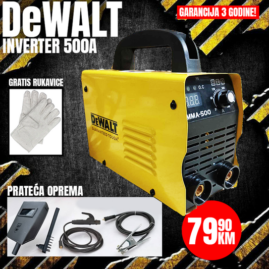 DeWALT aparat za zavarivanje inverter 500A