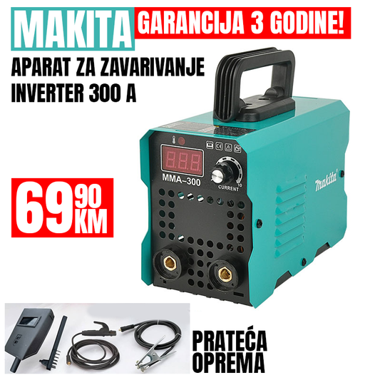MAKITA aparat za zavarivanje inverter 300A