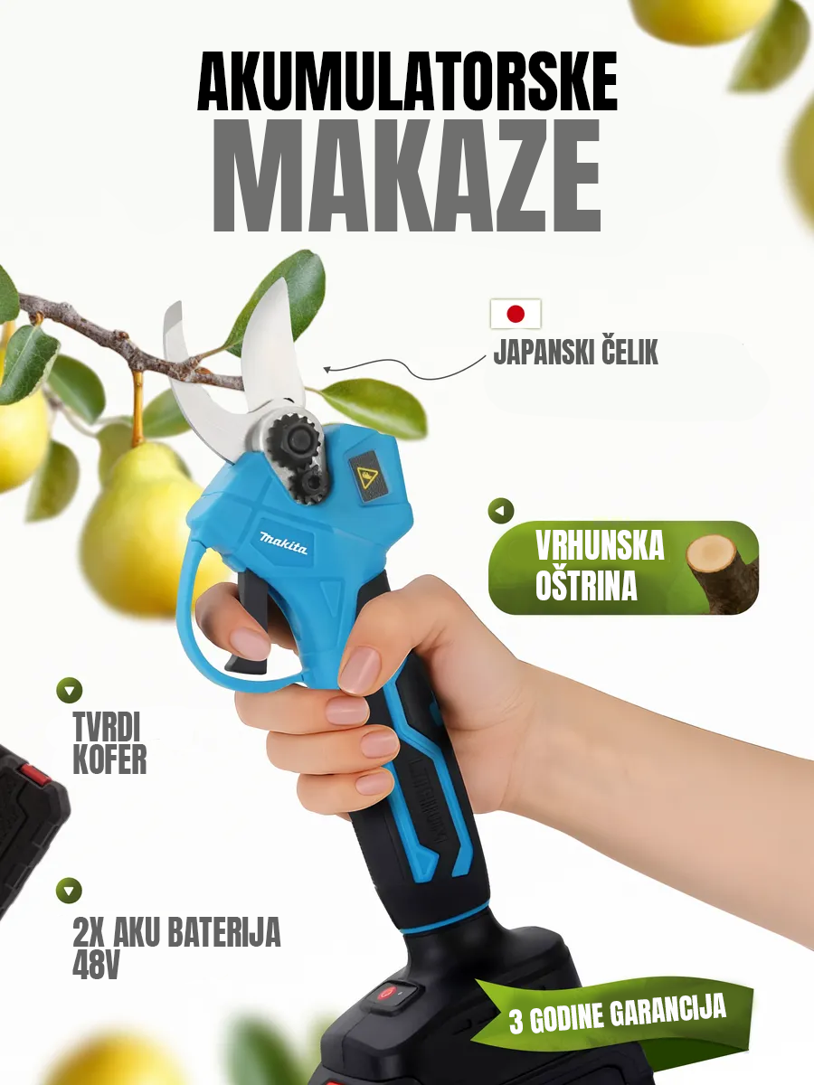 Makita aku makaze sa dvije baterije